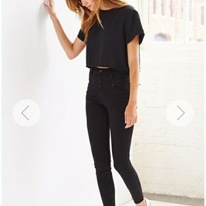 BDG Seam High Rise Jean - Black Size 24